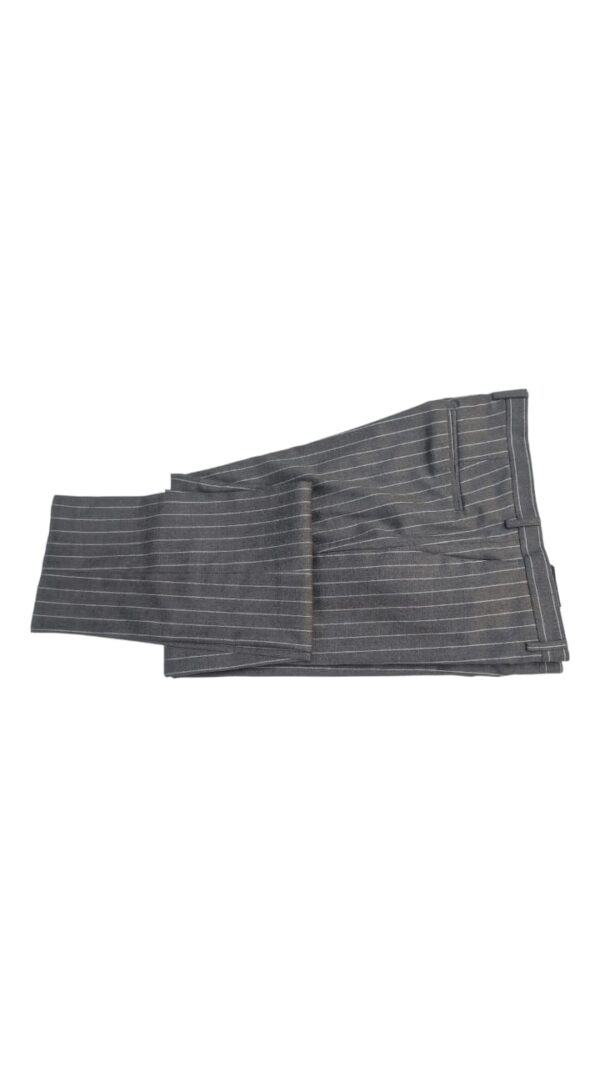 Costume Gris Rayé  - 2 Pièces – Image 4