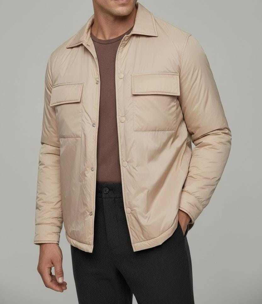 Blouson Imperméable Beige