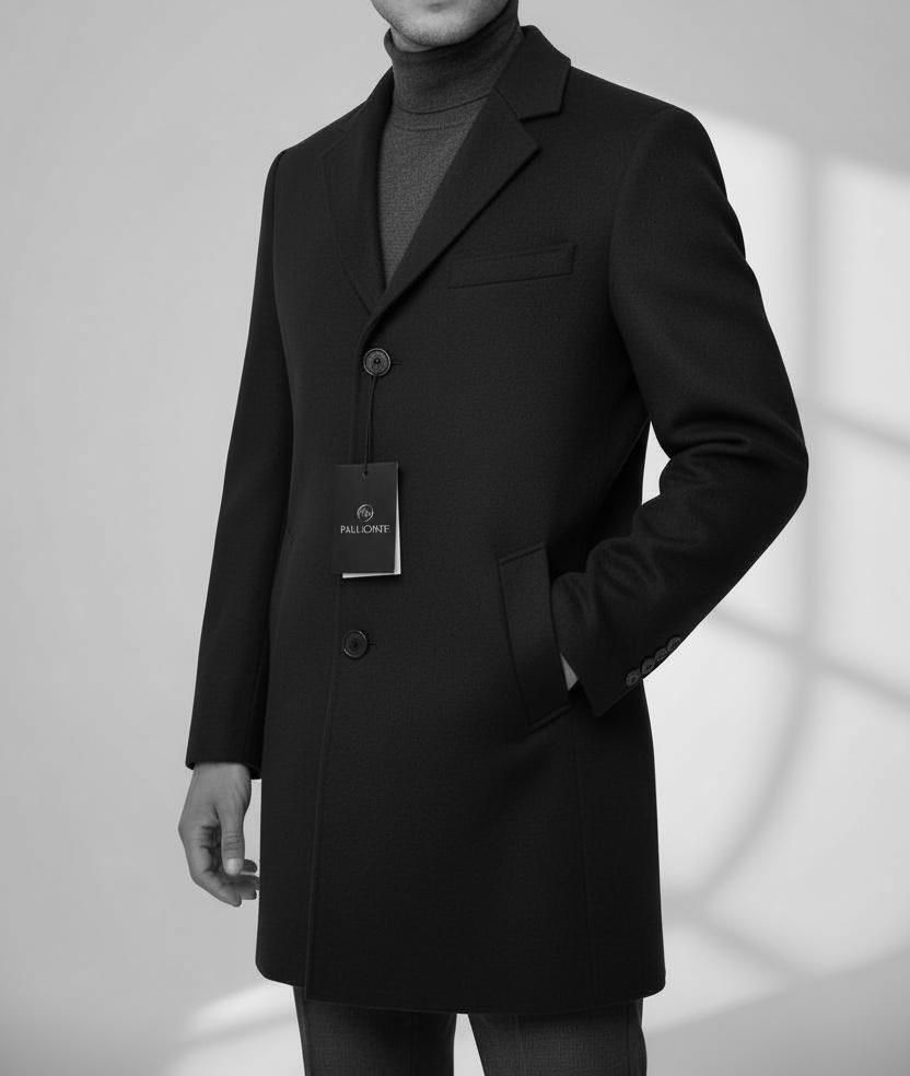 Manteau cachemire Noir