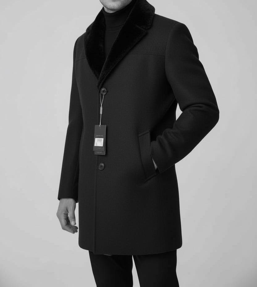 Manteau Cachemire Noir