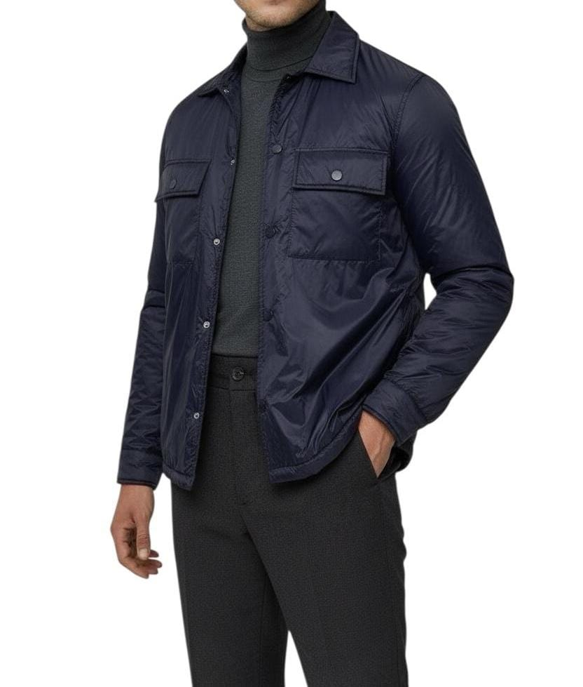 Blouson Imperméable Bleu Marine