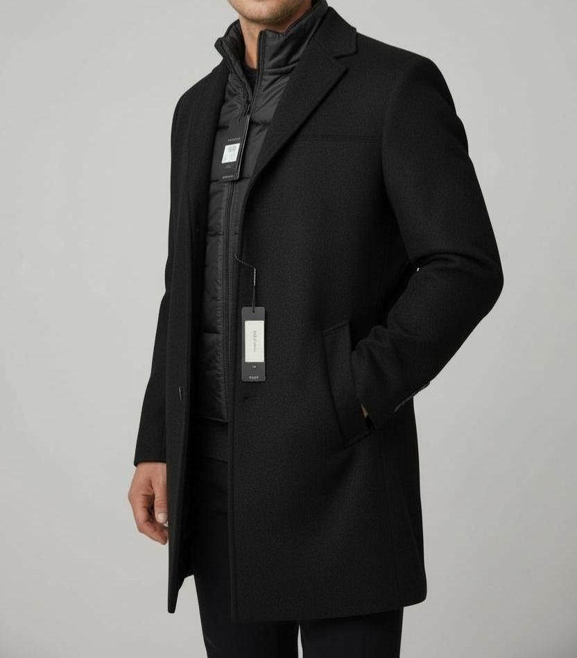 Parka Cachemire Noir