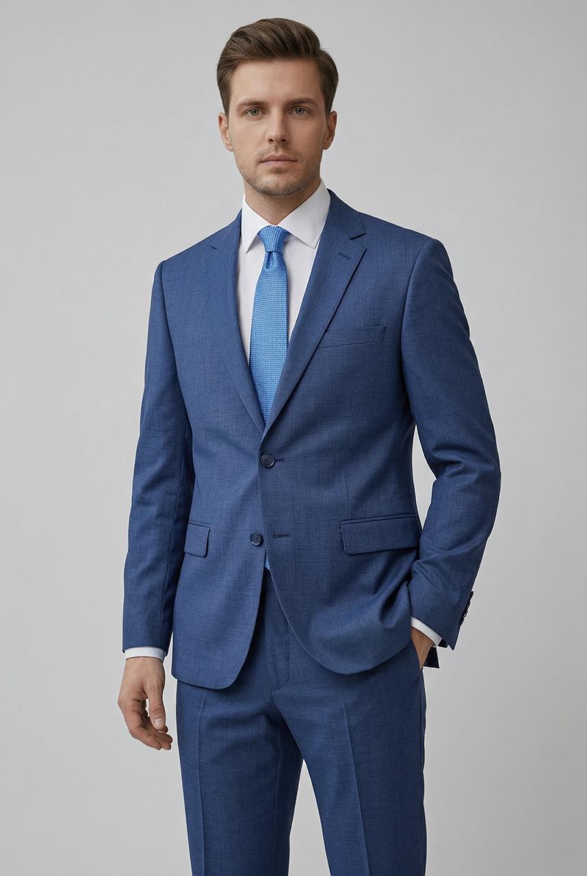 Costume Bleu Roi – 2 pièces