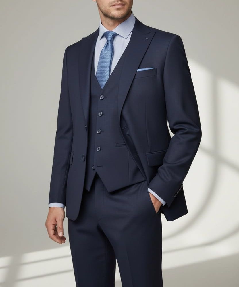 Costume Bleu Nuit – 3 Pièces