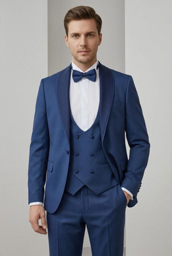 Costume Cérémonie Bleu Marine – 3 Pièces
