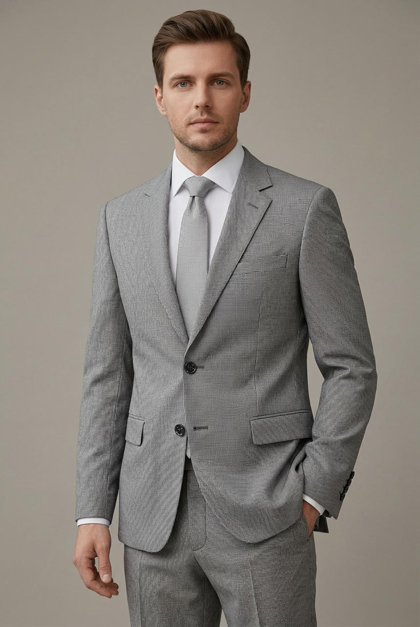 Costume Gris a petit carreaux – 2 pièces